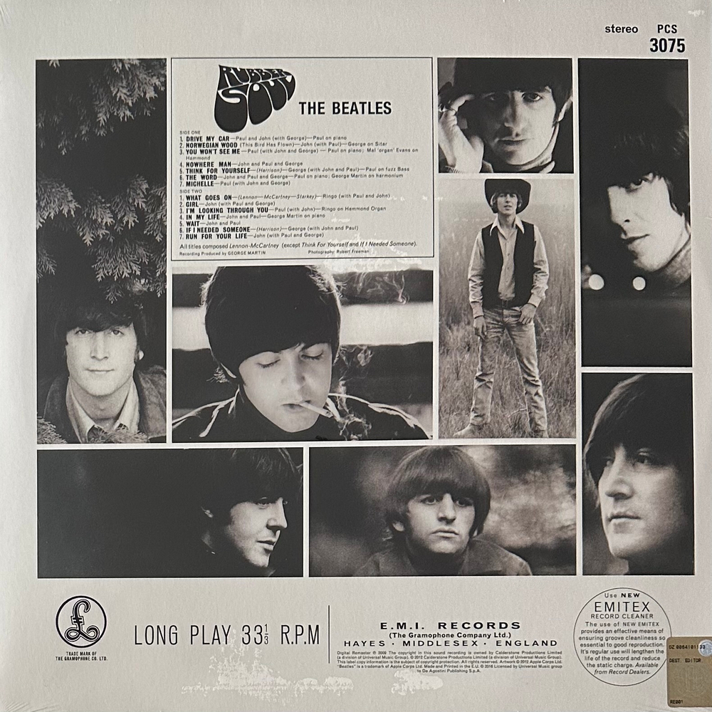 The Beatles ‎– Rubber Soul (Франция 2018г.)