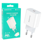 Сетевое зар. устр. Borofone BA38A Plus 1C 20W белое