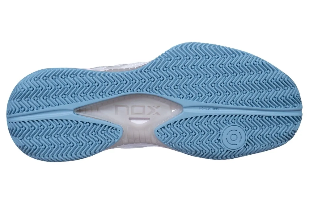 Женские кроссовки для padel NOX Nerbo - white/dusk blue