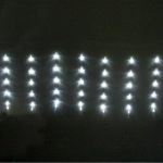 Гирлянда для дома БАХРОМА 2,0м*0,6м 50 ламп LED, с насадками Капля, Белый (возможность соединения)