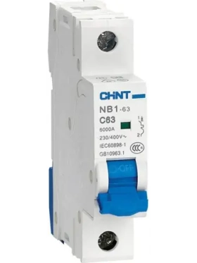CHINT Авт. выкл. NB1-63 1P  2A 6кА х-ка C (R) 179617 Chint