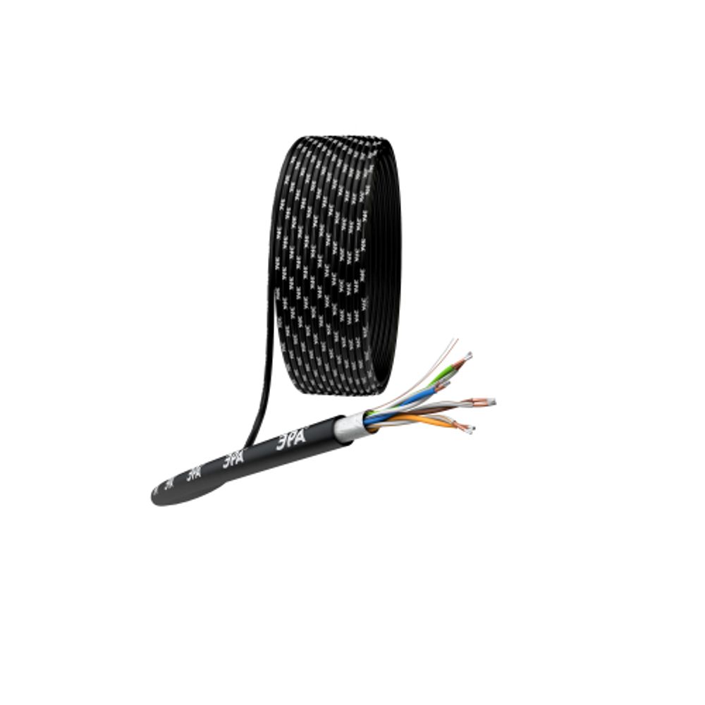 Кабель витая пара ЭРА SIMPLE F/UTP 4x2x24AWG Cat5e CCA PE OUTDOOR 305м | Электротовары