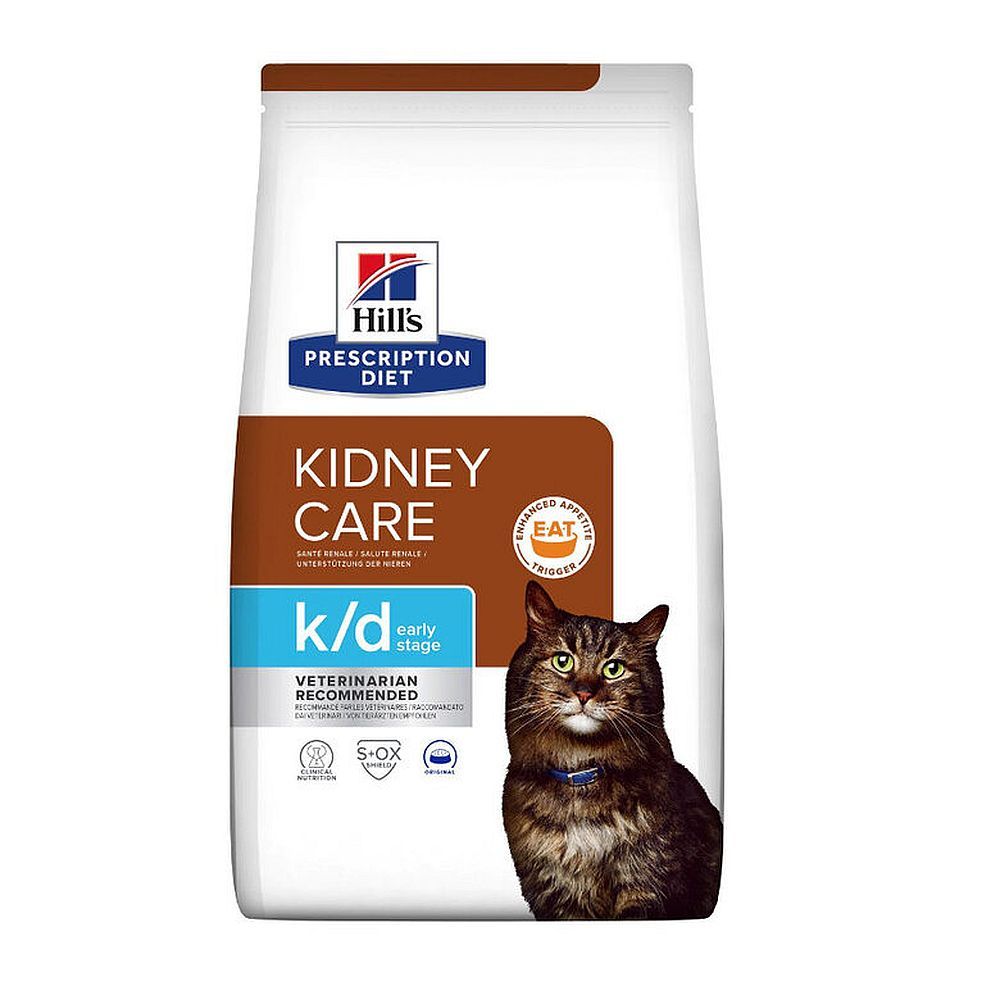 Сухой диетический корм для кошек Hill's PD k/d Kidney Care early stage при заболеваниях почек, Пакет 1,5 кг