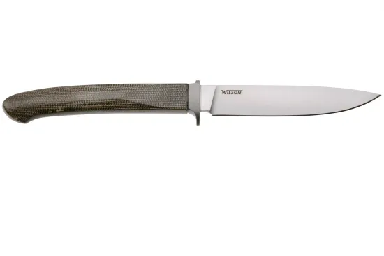 Нож Lion Steel AG01 CVG Ago - сталь M390, рукоять зеленая канвас микарта