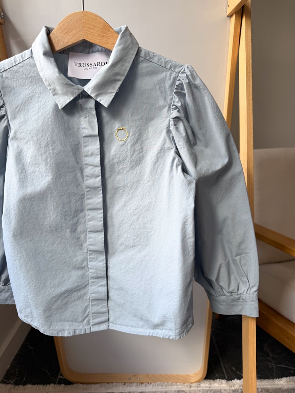 Хлопковая блузка Trussardi, 116