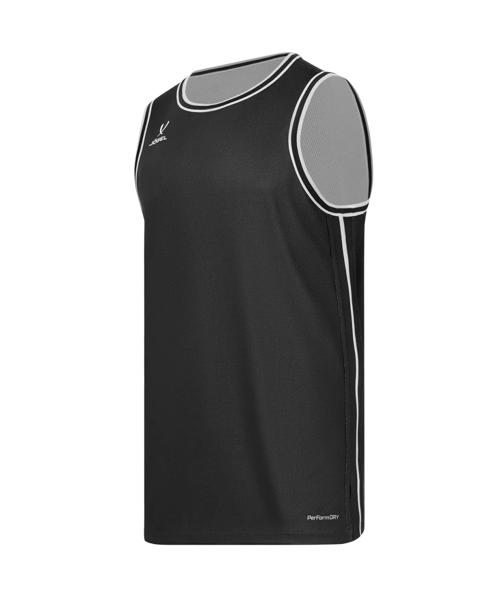 Майка двухсторонняя JÖGEL DIVISION PerFormDRY Double-Side Jersey, темно-серый/белый