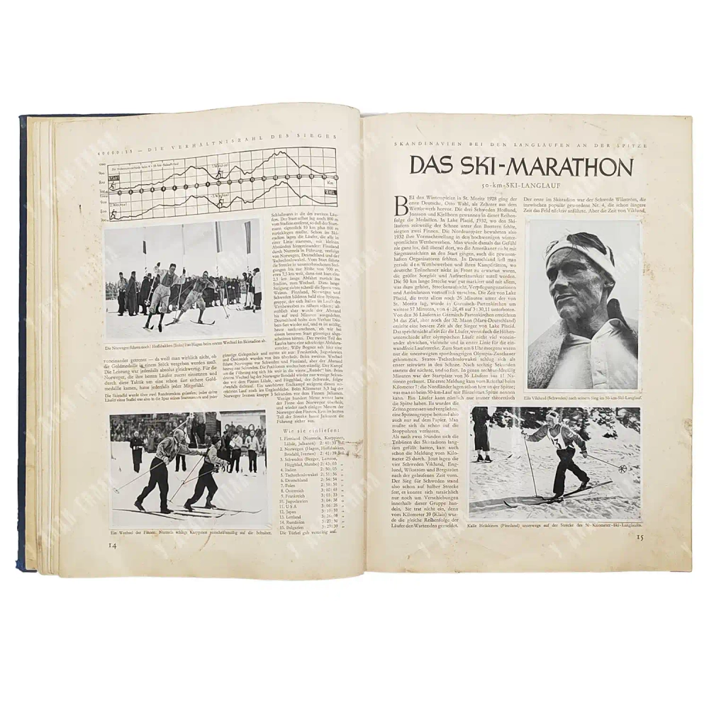Комплект альбомов «Die Olympischen Spiele 1936 in Berlin und Garmisch-Partenkirchen». В 2-х т.