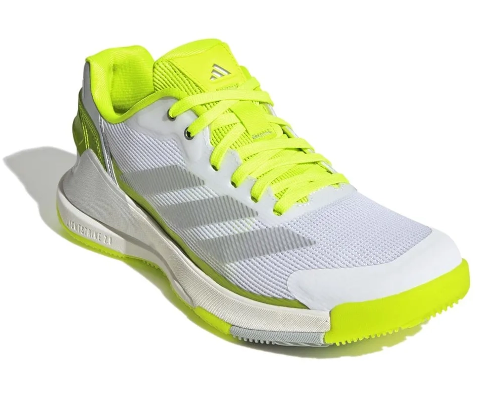 Женские кроссовки для padel Adidas Crazyquick Lightstrike Padel W - lucid lemon/silver metallic/wonder silver
