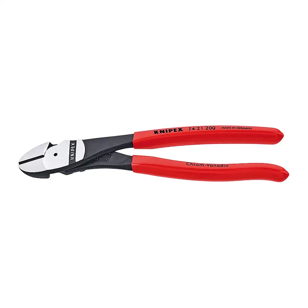 Кусачки боковые особой мощности черненые 200 мм Knipex 74 21 200 SB