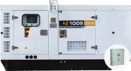 Дизельный генератор EcoPower АД 80-T400eco в кожухе и без