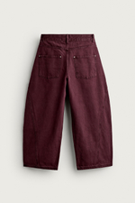 БРЮКИ BALLOON FIT В ТОНКУЮ ПОЛОСКУ — ZARA