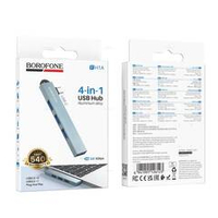Borofone FH1A 4-в-1 конвертер (Type-C на USB2.0*3+USB3.0)