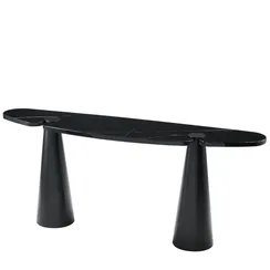 Консоль 4909, 180х75 см, черный мрамор Marquina