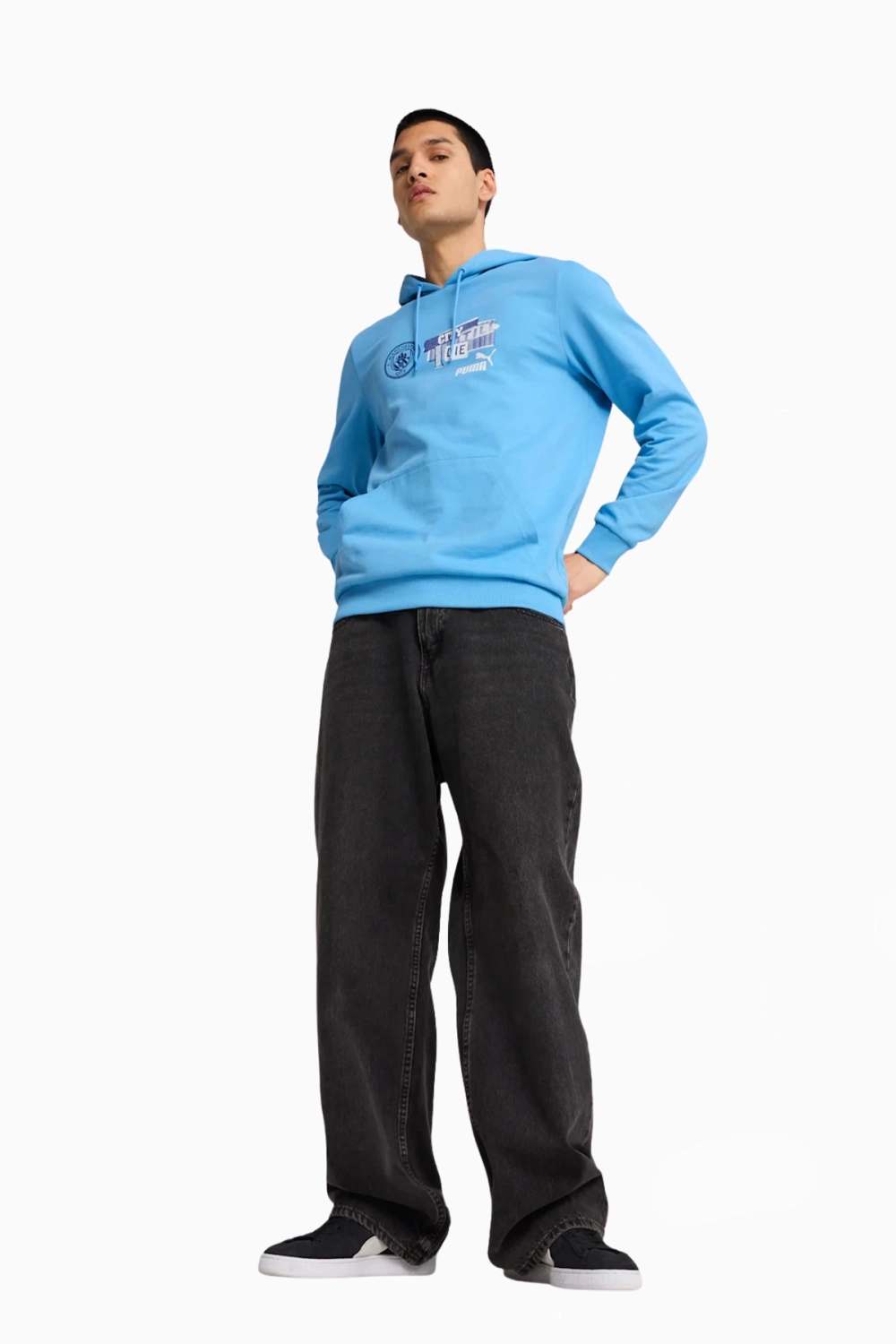 Кофта Puma Manchester City 24/25 ftblNRGY - голубой