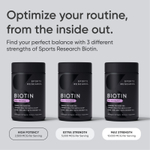 Sports Research, биотин, 10 000 мкг, 120 растительных капсул