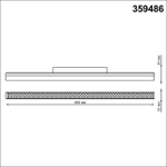 Магнитный трековый светильник Novotech FLUM 359486