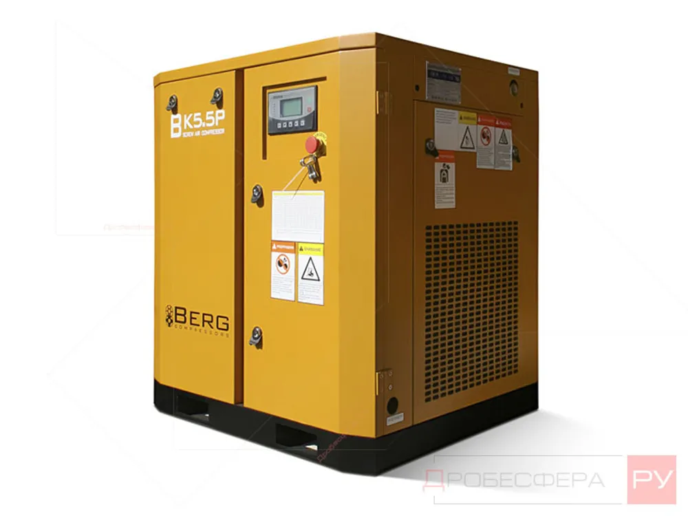 Винтовой компрессор Berg ВК-5,5Р-Е/12-IP54