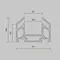 Профиль Accessories for tracks Exility TRAM034MP-212S Maytoni