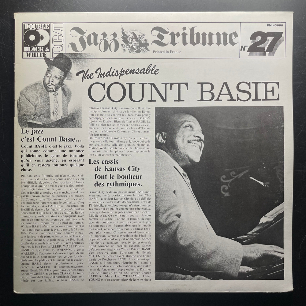 Count Basie ‎– The Indispensable Count Basie 2LP (Франция 1982г.)