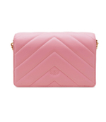 Кожаная сумка через плечо LOVE CLICK CLASSIC SHEEP NAPPA Pinko - розовый(100063 A136)
