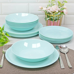 DIWALI LIGHT TURQUOISE Столовый сервиз 18 предметов (73706)