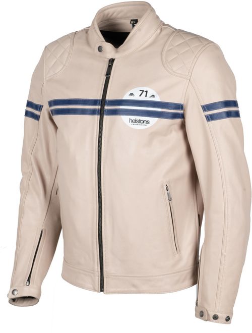 Купить Мотокуртка Кожаная Helstons Blouson Chevy Cuir Buffalo / Бежевый