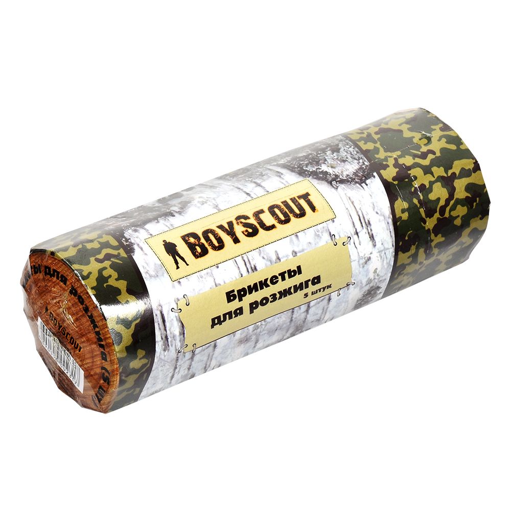 БРИКЕТЫ ДЛЯ РОЗЖИГА (уп.5шт) BOYSCOUT (1/36)