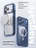 Чехол накладка iPhone 17 Pro Max / 18 Pro Max 6.9" Gurdini Alba Series Protective with Magsafe Dark Blue