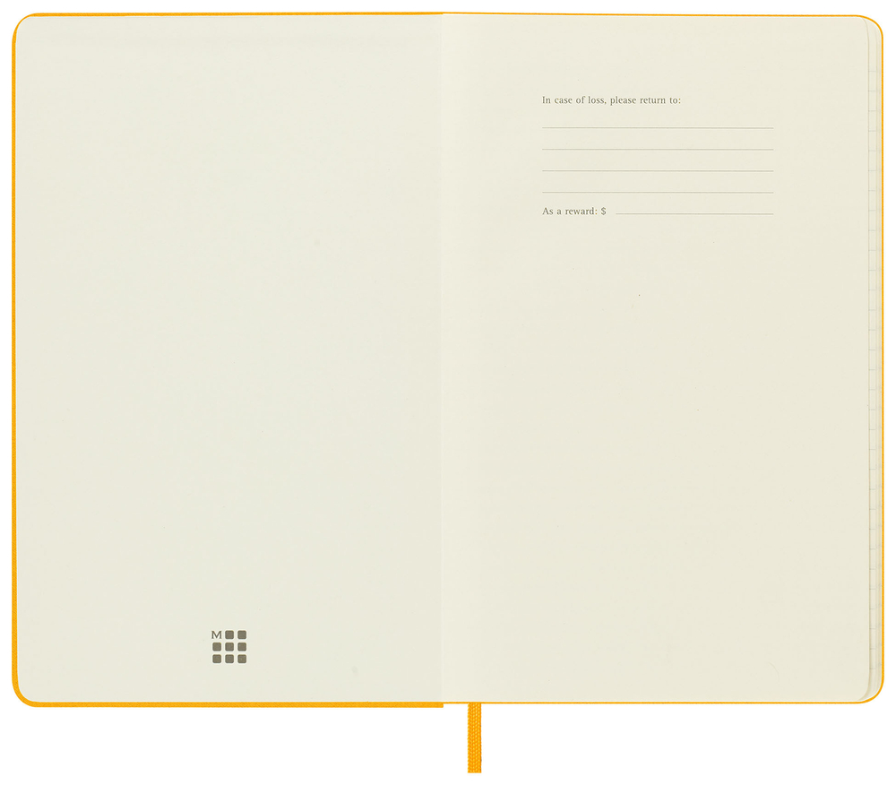 Блокнот Moleskine Classic SILK Large 130х210 мм обл текстиль 240 стр линейка оранжевый (QP060M2SILK)