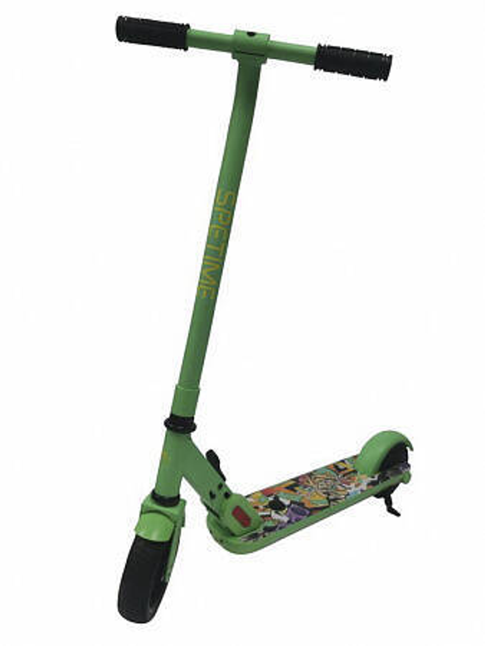 Детский 2-колесный Электросамокат  Spetime Electric Kickscooter E9, Green