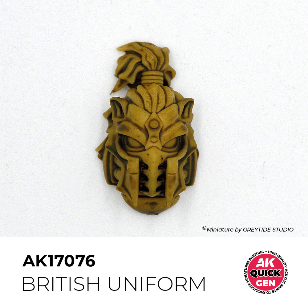 AK Interactive British Uniform Quick Gen - контрастная акриловая краска, 18 мл