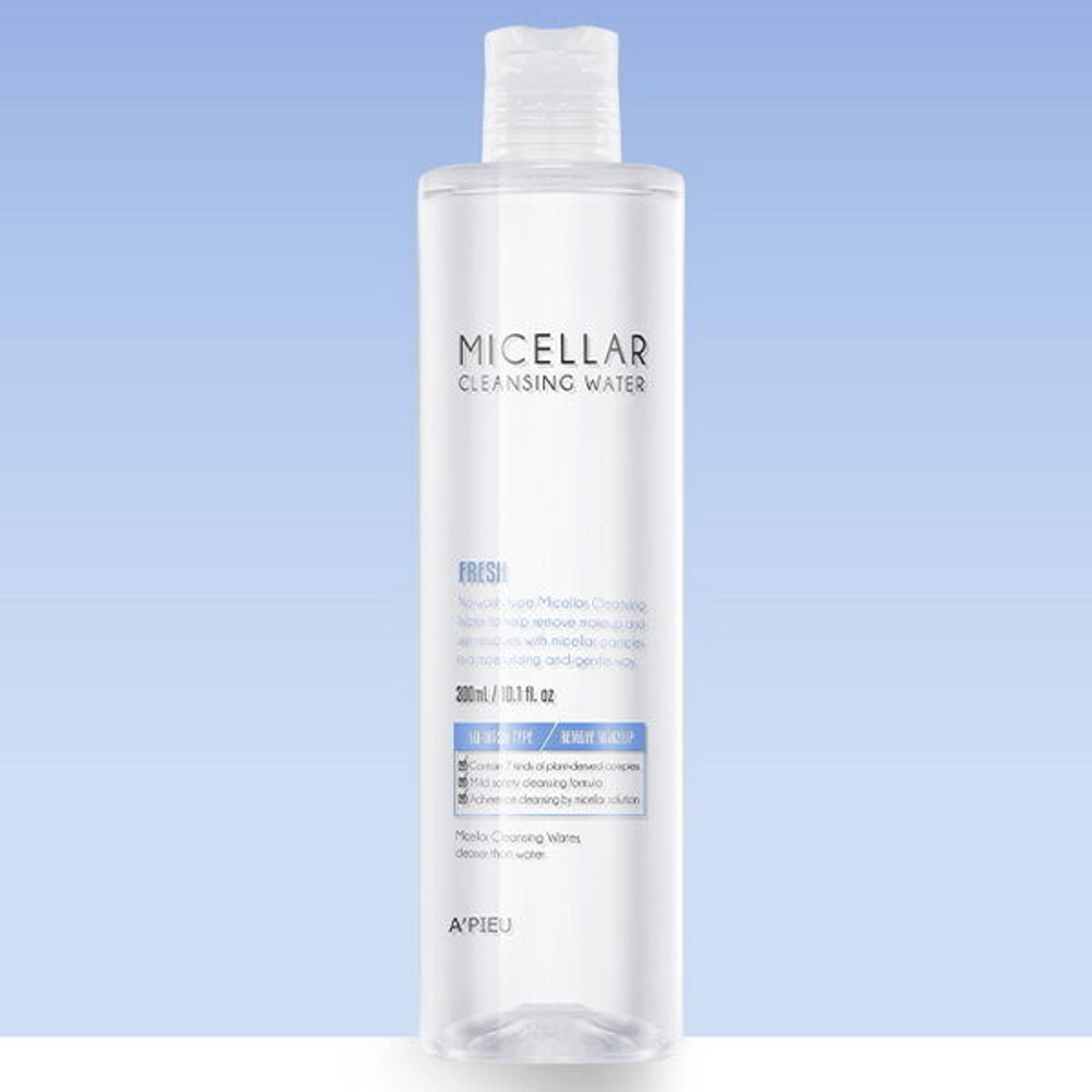Освежающая мицеллярная вода для снятия макияжа A'Pieu Micellar Cleansing Water Fresh, 330мл
