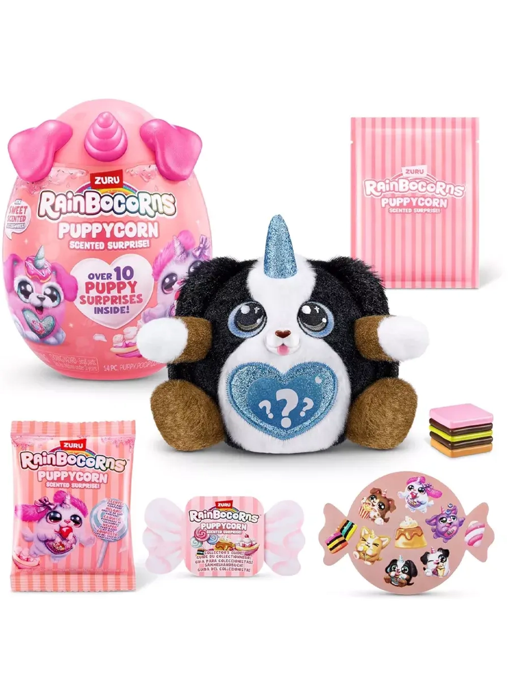 Мягкая игрушка сюрприз яйцо Зуру Rainbocorns Puppycorn