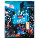 Дневник 5-11 класс 48 л., твердый, BRAUBERG, глянцевая ламинация, с подсказом, "Cyberpunk", 106881