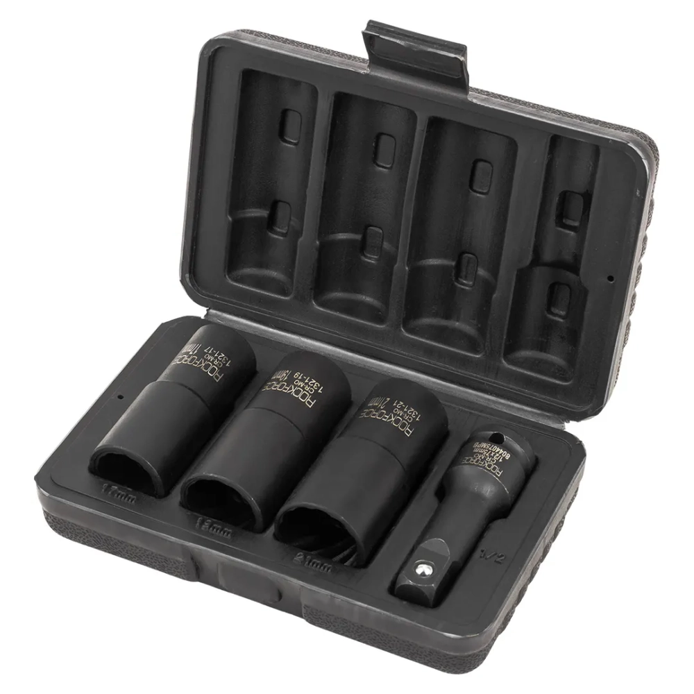 Набор головок-экстракторов для поврежденных болтов и гаек 4пр. 1/2'' RockFORCE RF-906U3