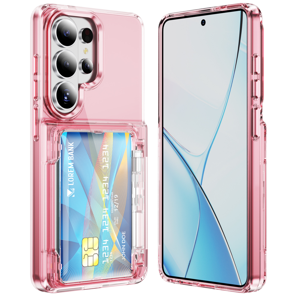 Прозрачный чехол Lumen Case с подставкой 2‑в‑1 и отделением для карт: Samsung Galaxy S26 Ultra