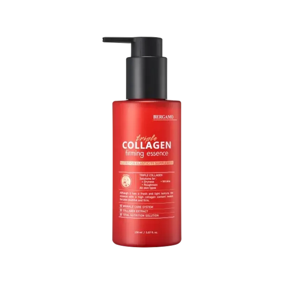 Bergamo Triple Collagen Firming Essence 150 ml,Укрепляющая эссенция с тройным коллагеном 150 мл