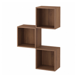 IKEA EKET  (ИКЕА ЕКЕТ)  -  Комбинация настенных шкафов - орех 70x25x105 см