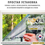 Пленка для окон атермальная IR7585 Blue керамика LUXFIL, рулон (размер 1,524x30м.)