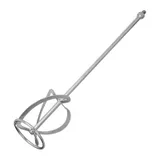 Насадка для миксера, для тяжелых растворов, 120 х 590 мм, оцинкованная, хвостовик резьба М14 Сибртех — фото 1
