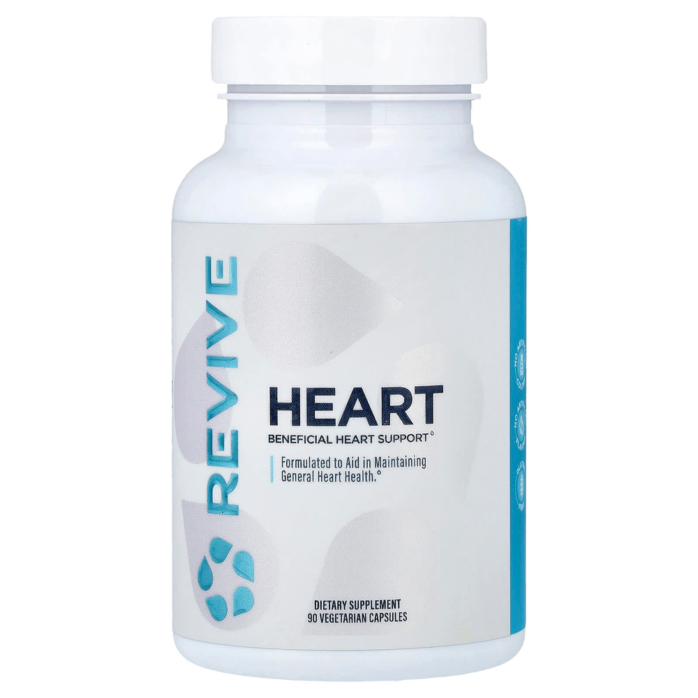 Revive, Heart, 90 вегетарианских капсул