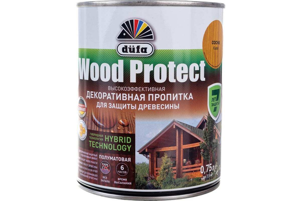 Пропитка декоративная для защиты древесины Dufa Wood Protect сосна