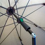 Зонт рыболовный универсальный с полутентом 240 см СЛЕДОПЫТ d=2,4 м/6/
