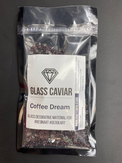 Стеклянная крошка Glass Caviar, Coffee Dream, 250гр