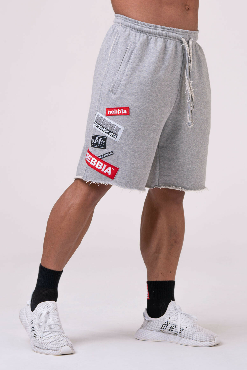 Шорты NEBBIA Labels Shorts 178 Серые