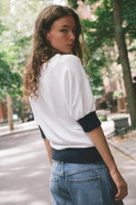 ФУТБОЛКА С ДЕКОРАТИВНЫМ КАНТОМ — ZARA