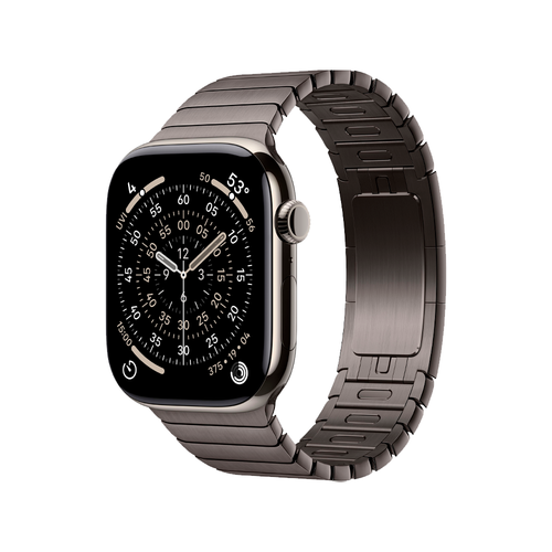 Умные часы Apple Watch Series 11 GPS + Cellular, 46mm, Natural Titanium Case with Slate Link Bracelet