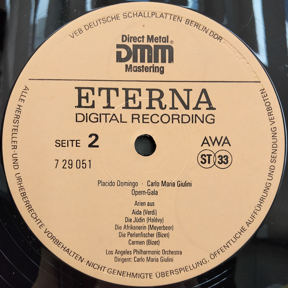 Placido Domingo, Carlo Maria Giulini / Opern-Gala (LP)