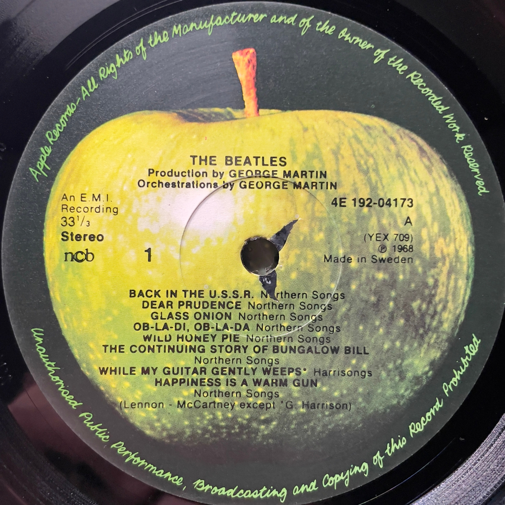 The Beatles ‎– The Beatles 2LP (Швеция)