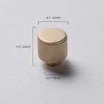 Ручка-кнопка HK009 brass